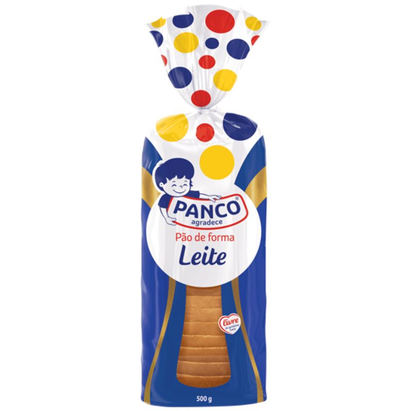 PAO DE FORMA LEITE PANCO 500G